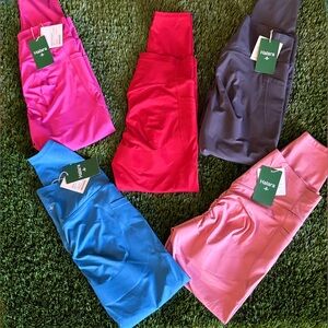 Halara UltraSculpt SoCinched High Waisted Scrunch Butt Lifting Legging Bundle X5